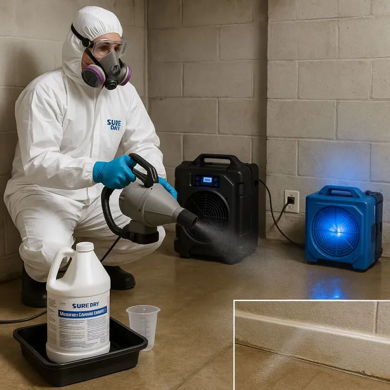 Sanitization and Odor Removal process in Lakeshore, LA