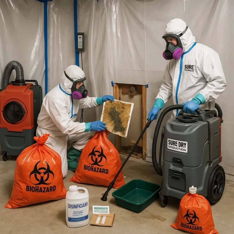 Contaminated Water Handling Protocols process in Lakeshore, LA