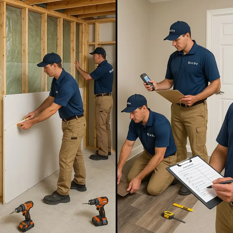 Repairs and Reconstruction process in Lakeshore, LA